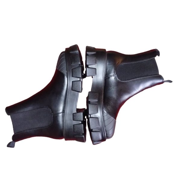 Truffle Collection Women's Chunky Exaggerated Sole Chelsea Boots, UK size 7 - Picture 6 of 11